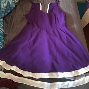 Purple sundress