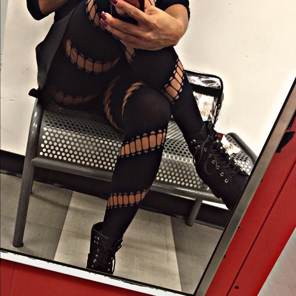 Trendy Diagonal Tights