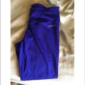 Calvin Klein Blue Yoga Capris