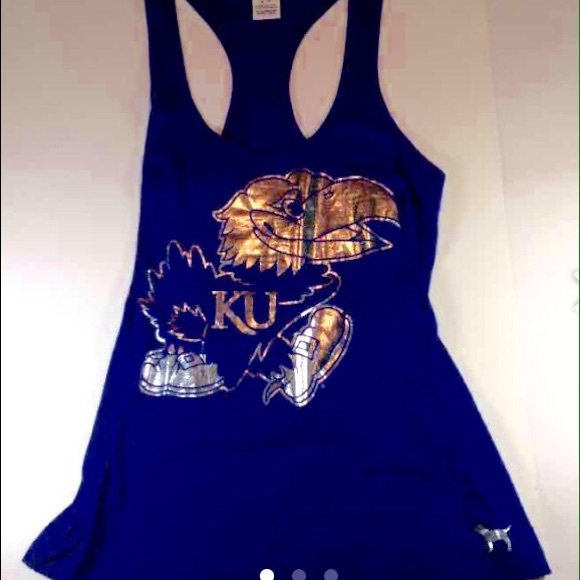 Kansas University Tank Top Small by Pink