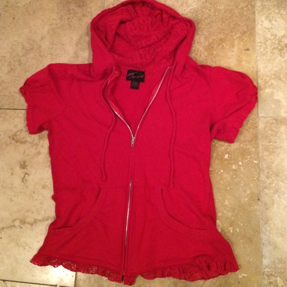 Torrid lacy short sleeve top