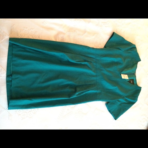 J. Crew NWT Jade Green Wool crepe sheath