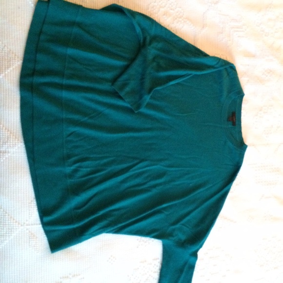 J. Crew Merino Wool Swing Sweater in jade