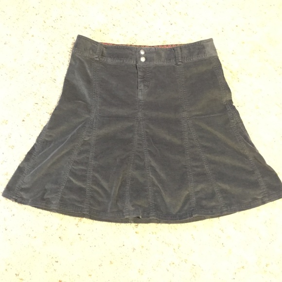 Athleta Dresses & Skirts - Dark grey Athleta corduroy whenever skirt size 8