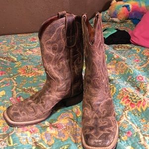 Leather Dan Post boots