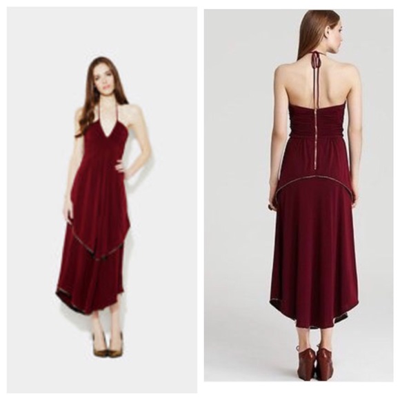 Marc by Marc Jacobs piped jersey Merlot dress XS
