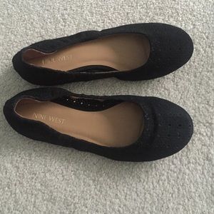 Nine West black flats