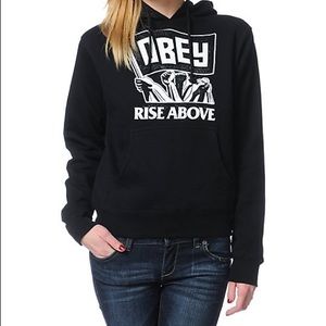 Obey "rise above" hoodie
