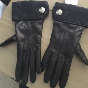 Coach Leather Gloves NWT