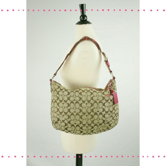 Coach Signature Soho Hobo Shoulder Bag