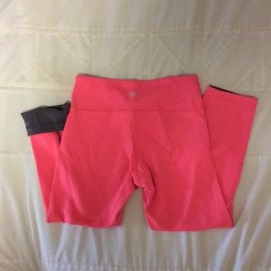 LuLuLemon Reversible Cropped Legging