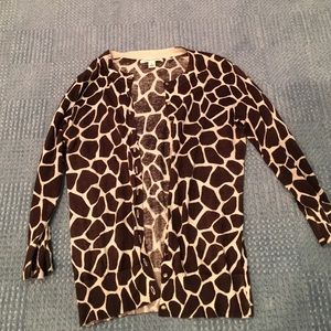 Giraffe Print Sweater