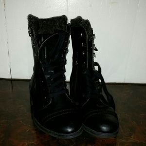 Black Combat Boots
