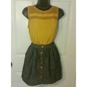 Forever 21 Mustard Yellow Top