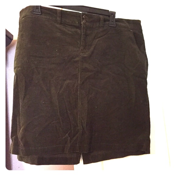 Corduroy Skirt