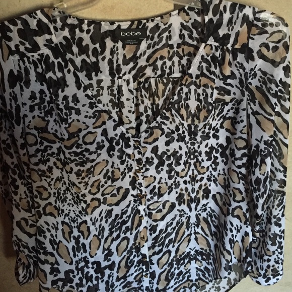 Bebe leopard blouse - Picture 2 of 2