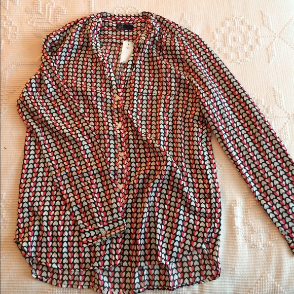 Gap Heart-print blouse