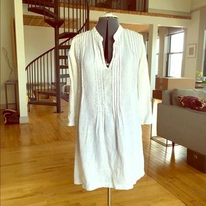 Soft White Linen Tunic