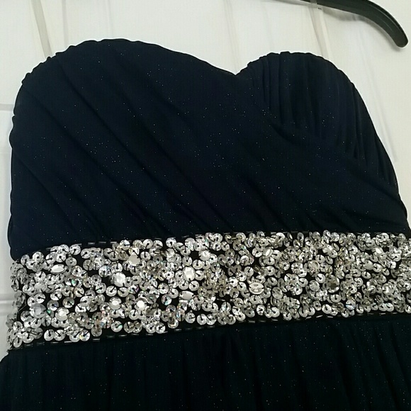 SEQUIN HEARTS - Hi low Prom Dress - Picture 2 of 4
