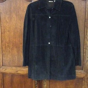 Chico's suede  jacket