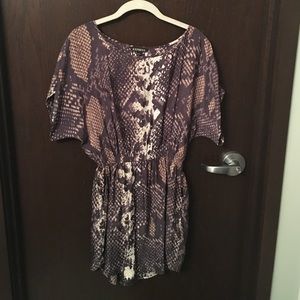 Snakeskin dress