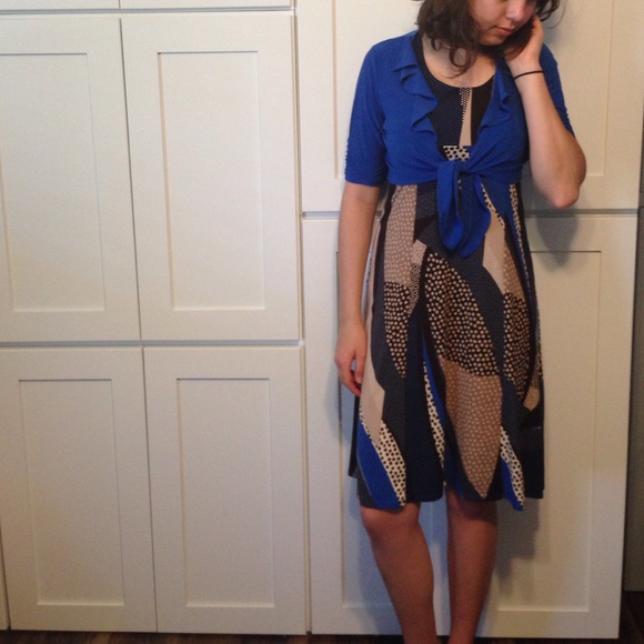 Dressbarn Blue Dress