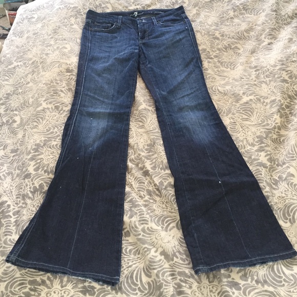7 for all man kind flare jeans