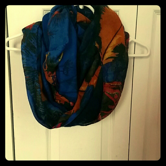 Dark Blue Infiniti Scarf