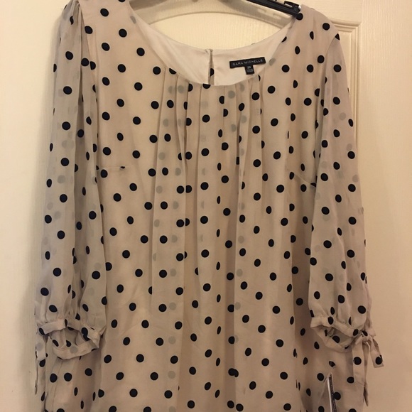 New with tags Polka Dots blouse. NWT