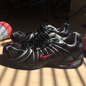Black with pink accent Nike max air