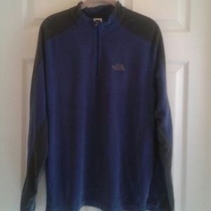 Mens Blue North Face Fleece