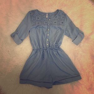 Blue romper