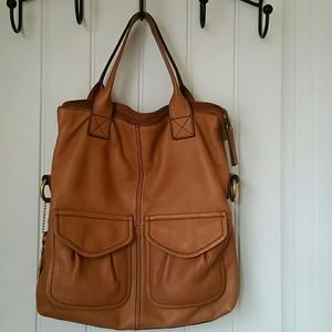 Fossil Leather Shoulder Bag