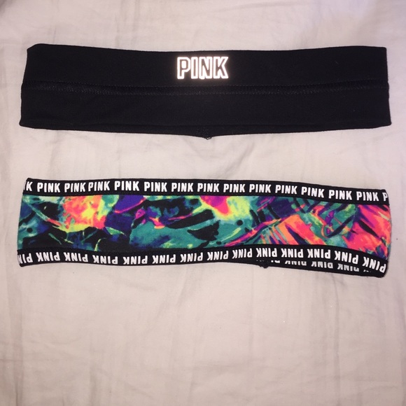 never worn Victoria's Secret pink headbands!