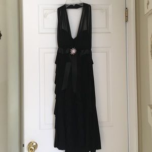 Black cocktail dress