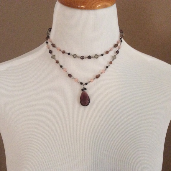 Loft bead necklace.
