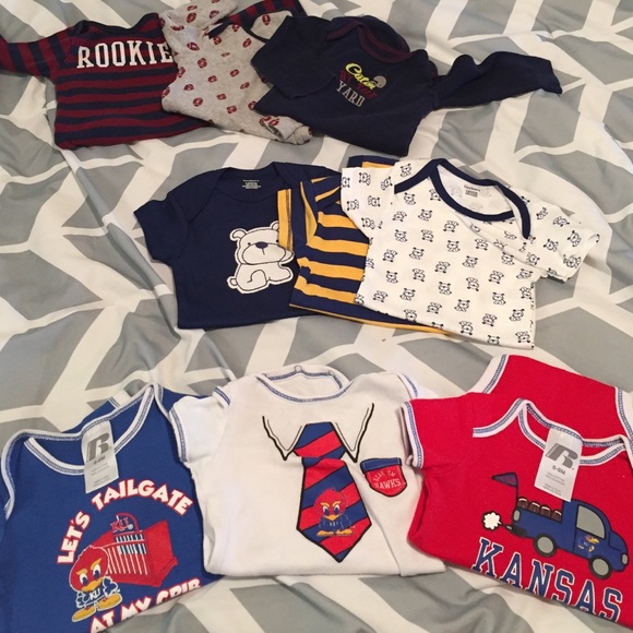 Boy Onesies 6-9 and 9 months