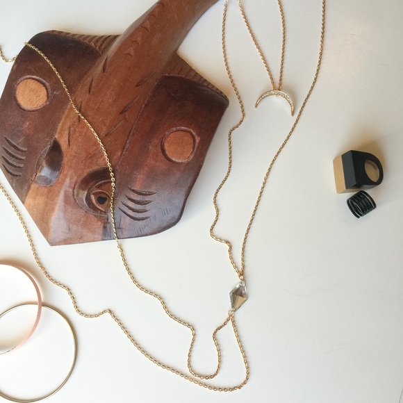 Jewelry - Boho chic summer gold body harness chain