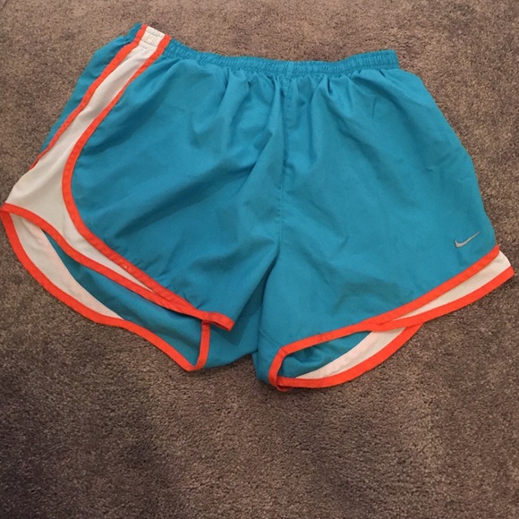 Teal and orange Nike shorts size XL