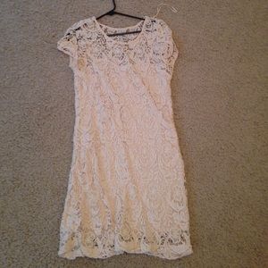 Ivory lace dress