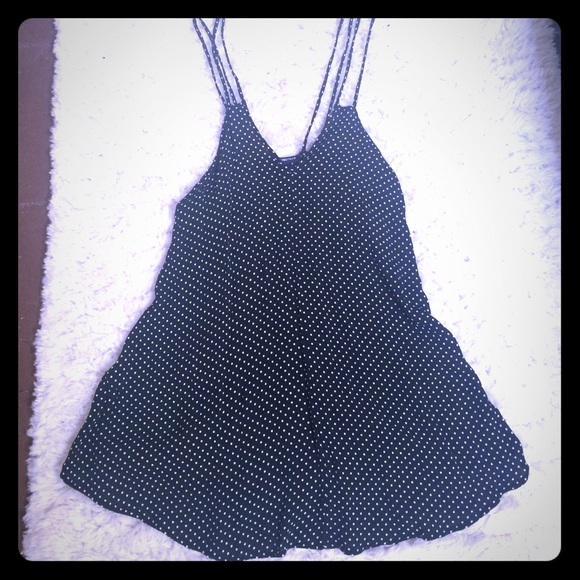 Brandy Melville polka dot low back dress