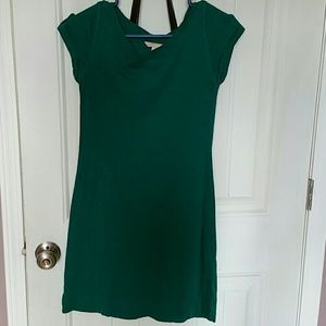 Banana Republic green tshirt dress XS