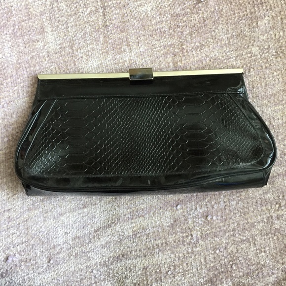 Oversized Black Clutch