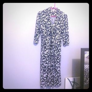 Lilly Pulitzer 3/4 sleeve dress - equestrian silk