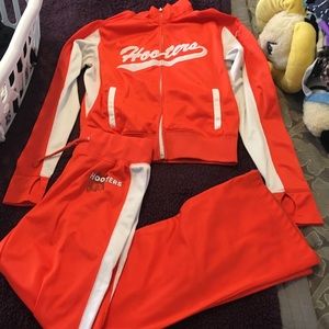 Hooters track suit