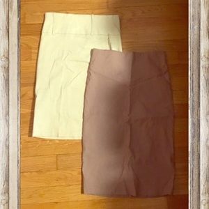 Cream & Tan Skirt Bundle