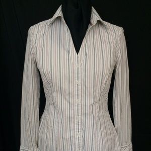 Ladies small express button down