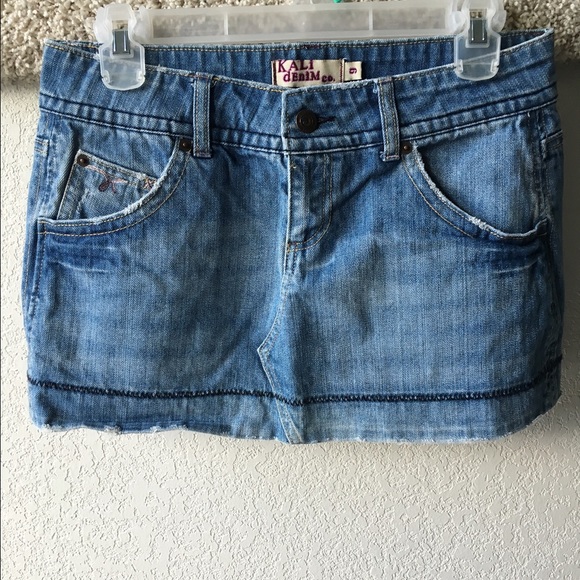 Kali Denim Co. jean skirt
