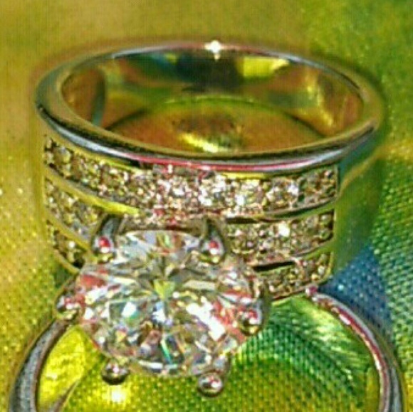 Size 7/ 3.5 CTW sim diamond Holiday party bling - Picture 4 of 8