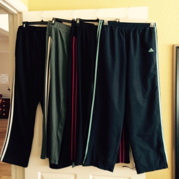 Track pants - 4 pair. Must sell together.